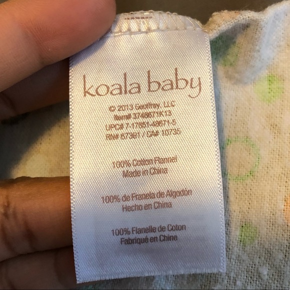 🔴 Koala Baby Polka Dot Receiving Blanket Sheets Baby Kids Unisex Dream EUC - Picture 4 of 5